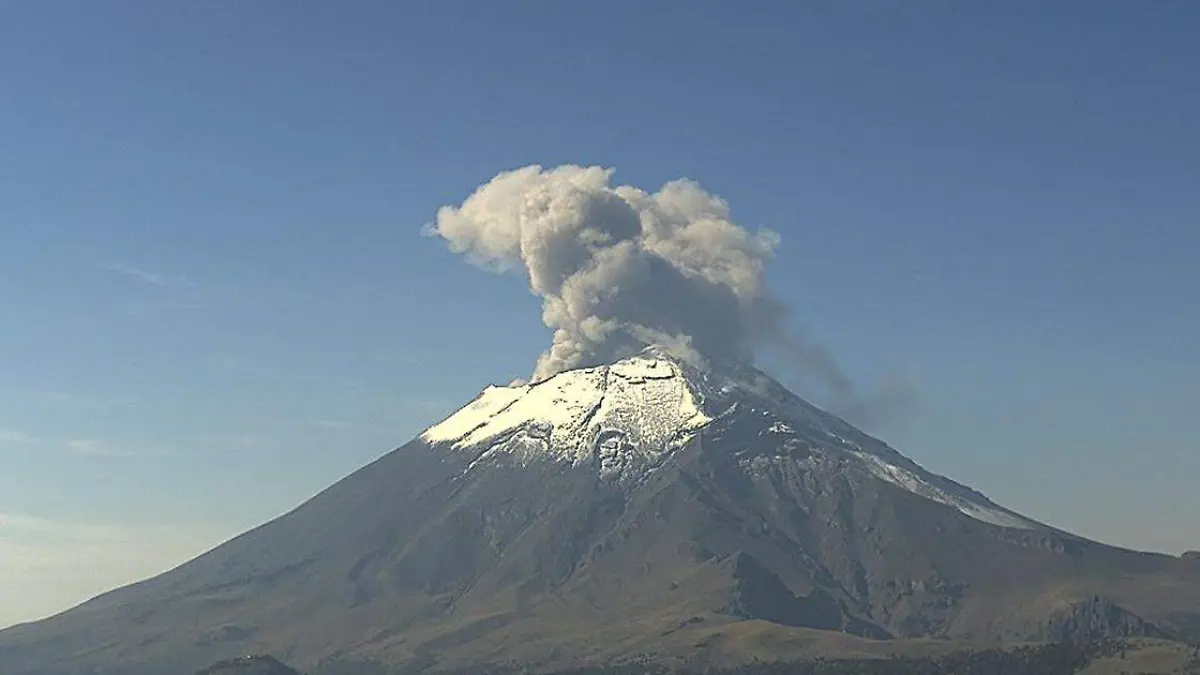 El volcán Popocatépetl mantuvo una considerable actividad durante los últimos meses